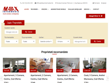 Tablet Screenshot of maxintermedia.ro